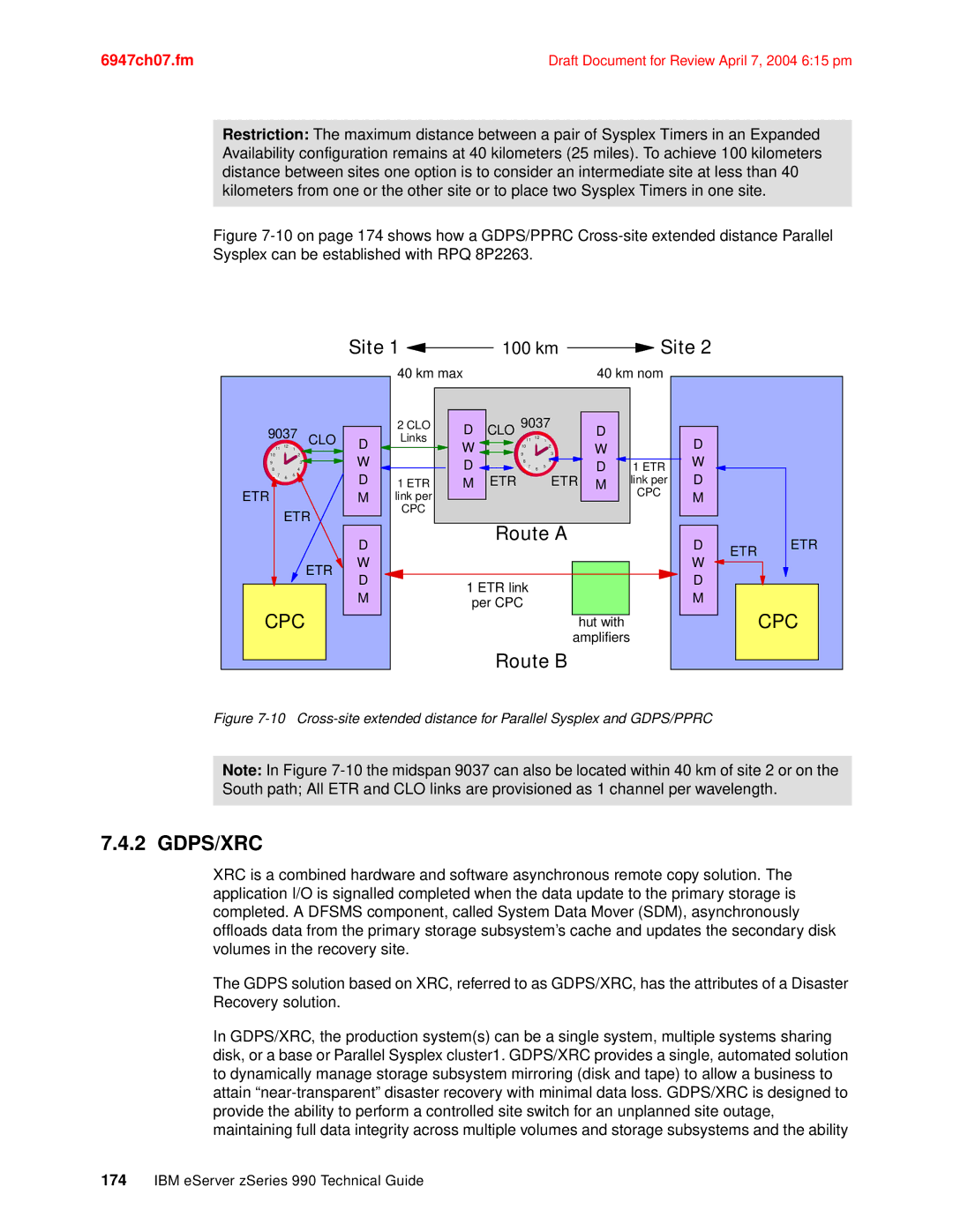 IBM 990 manual Gdps/Xrc 