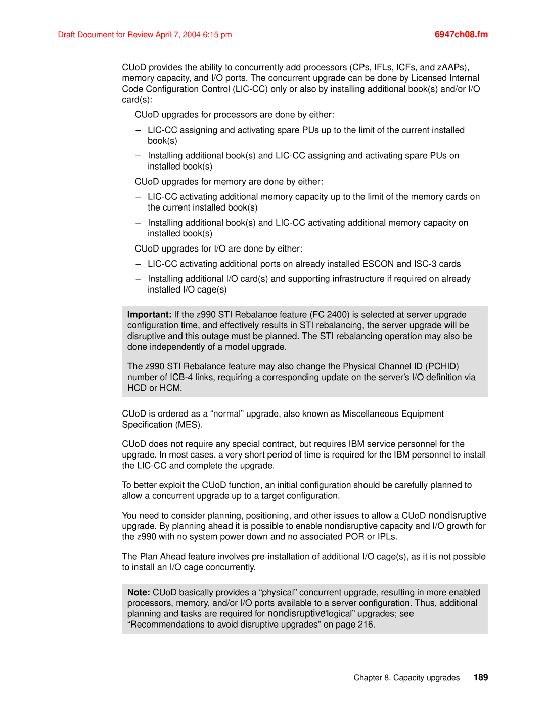 IBM 990 manual 6947ch08.fm 