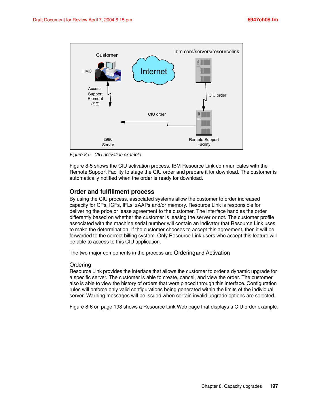 IBM 990 manual Order and fulfillment process, Ordering 