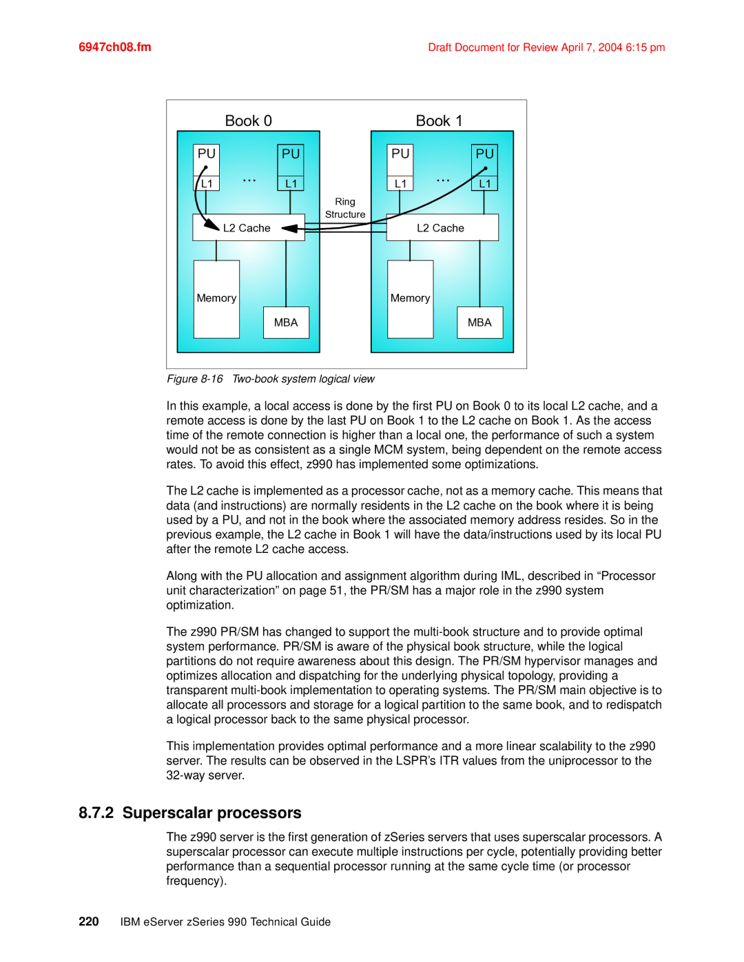 IBM 990 manual Book, Superscalar processors 