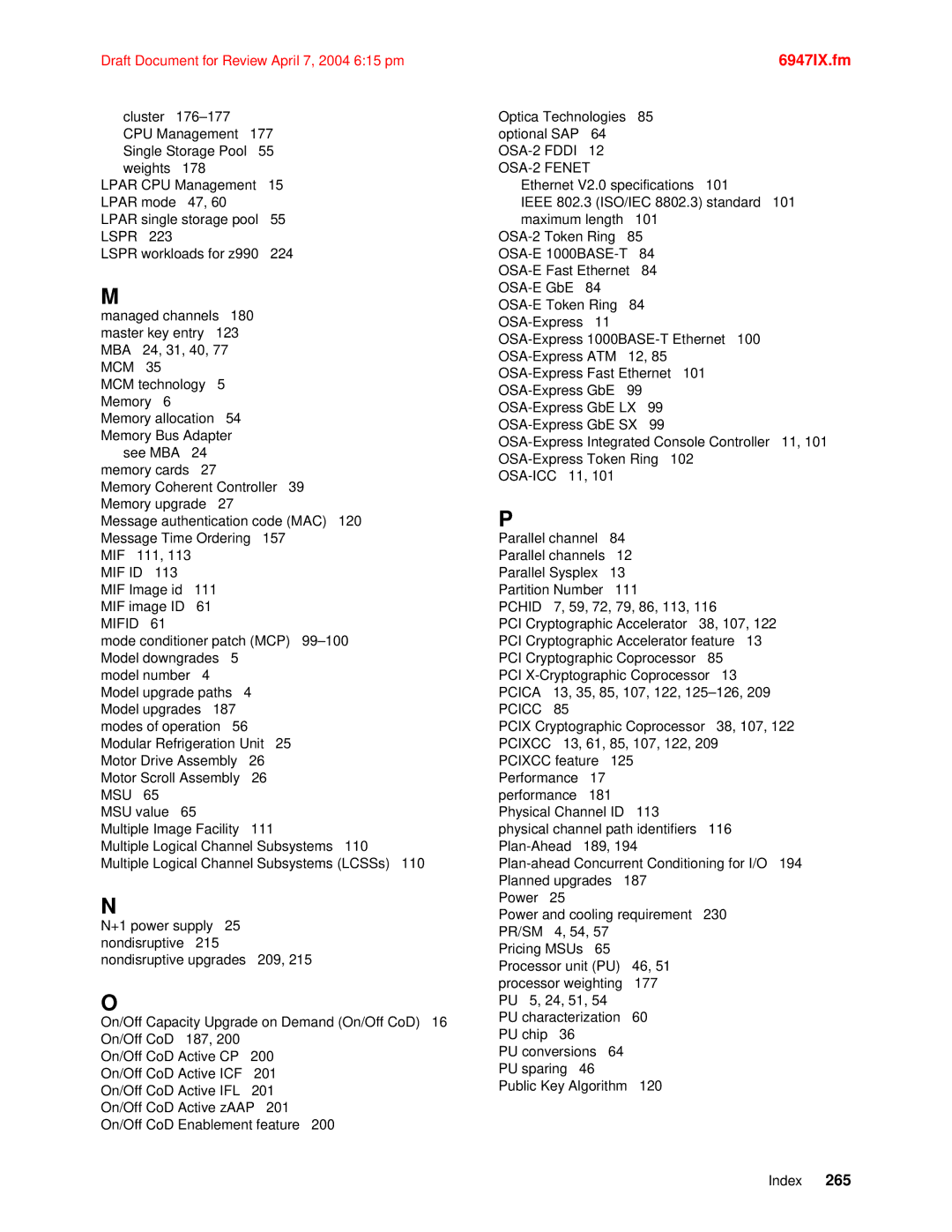 IBM 990 manual Pcicc 