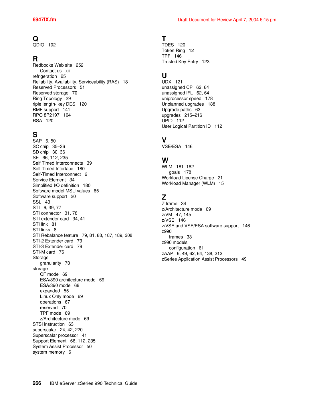 IBM 990 manual Sap 