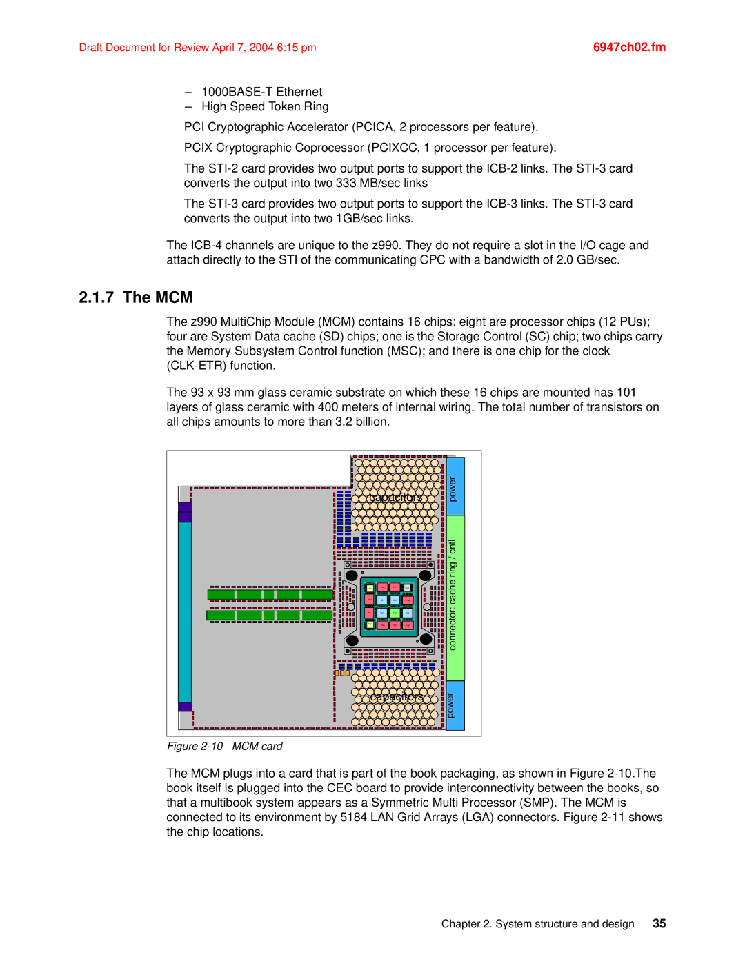 IBM 990 manual Mcm, Capacitors 