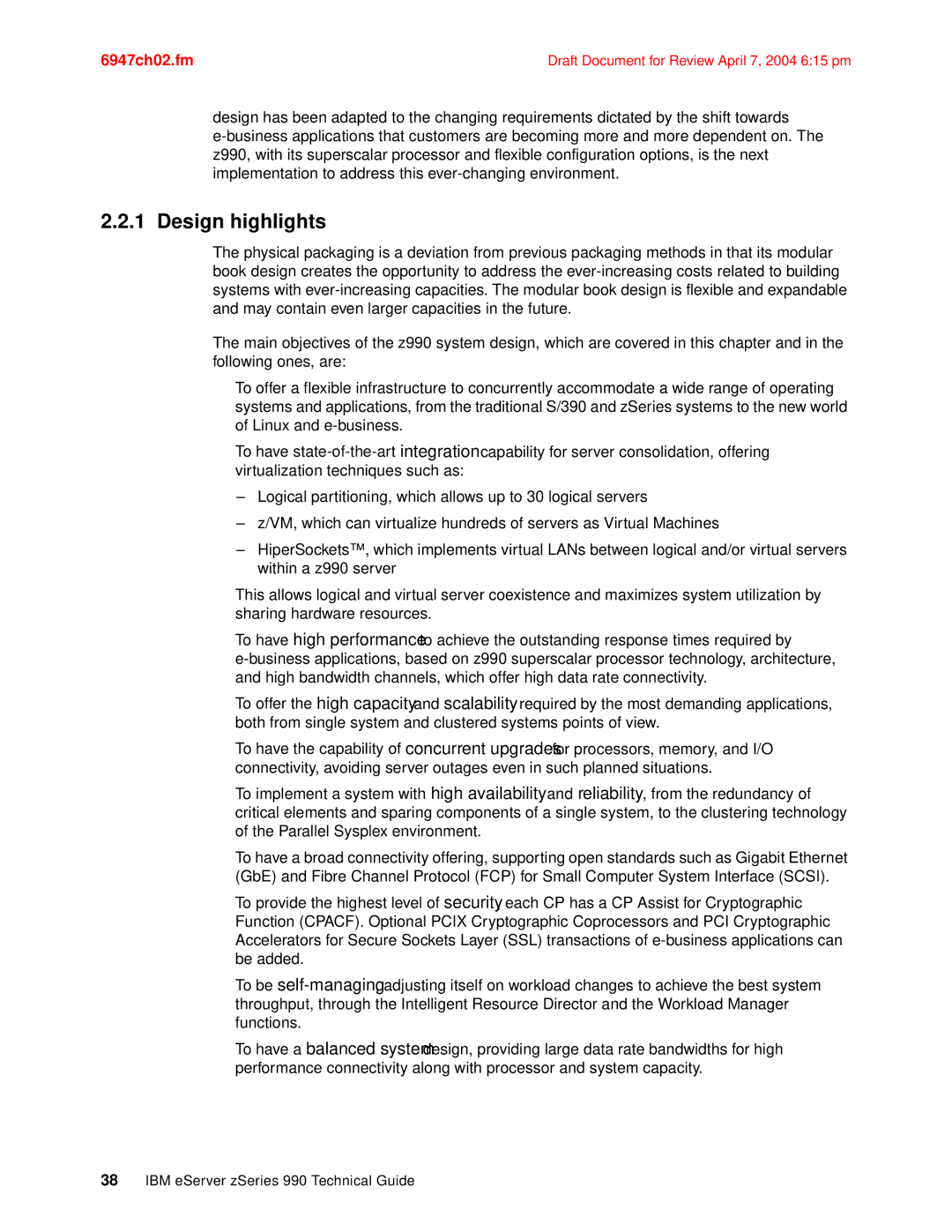 IBM 990 manual Design highlights 