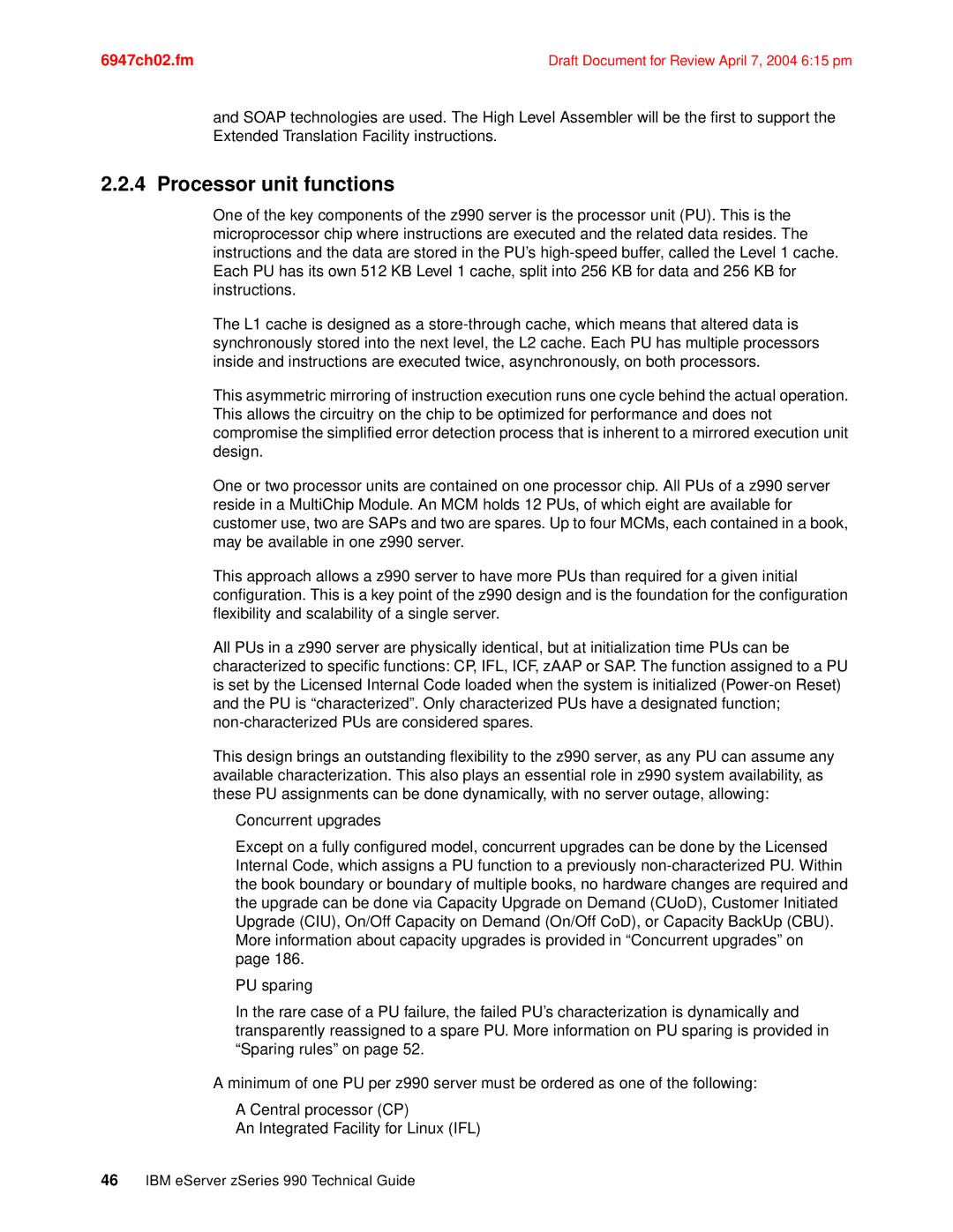 IBM 990 manual Processor unit functions 