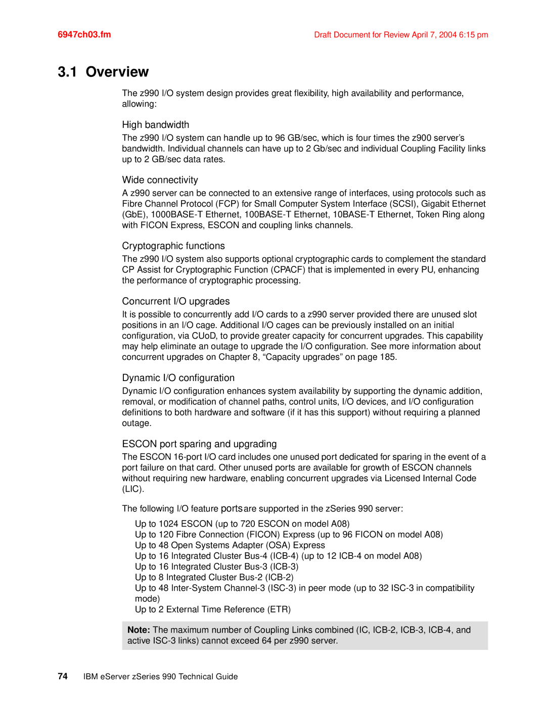 IBM 990 manual Overview 