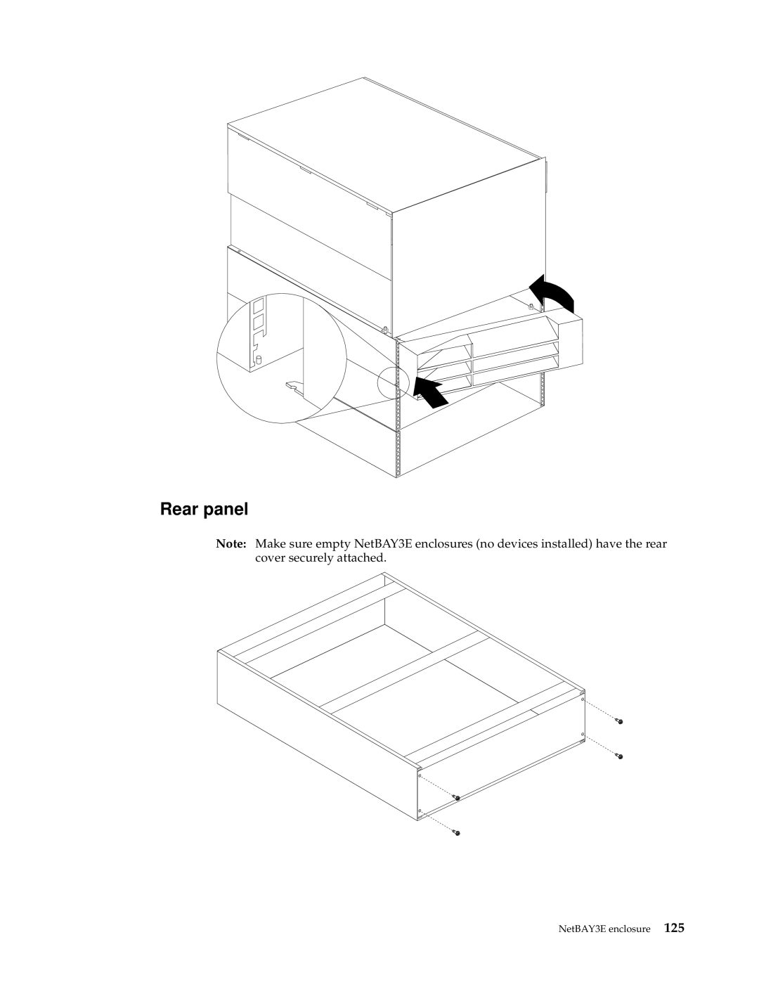 IBM 42P, 9TX, 9TS, 9QX, 9QS, 900, 4SB, 4SA, 42X, 200, 42E, 42S, 4QS, 4QX manual NetBAY3E enclosure 