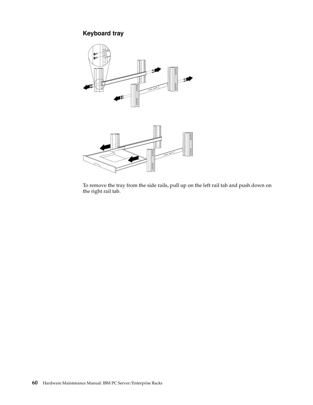 IBM 4QS, 9TX, 9TS, 9QX, 9QS, 900, 4SB, 4SA, 42P, 42X, 200, 42E, 42S, 4QX manual Keyboard tray 