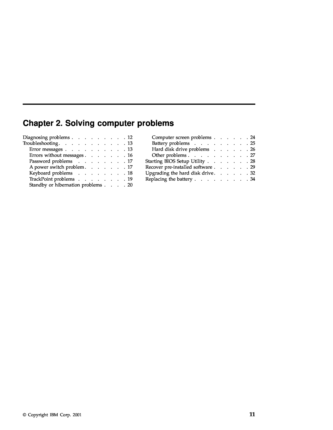 IBM A22 manual Solving computer problems 