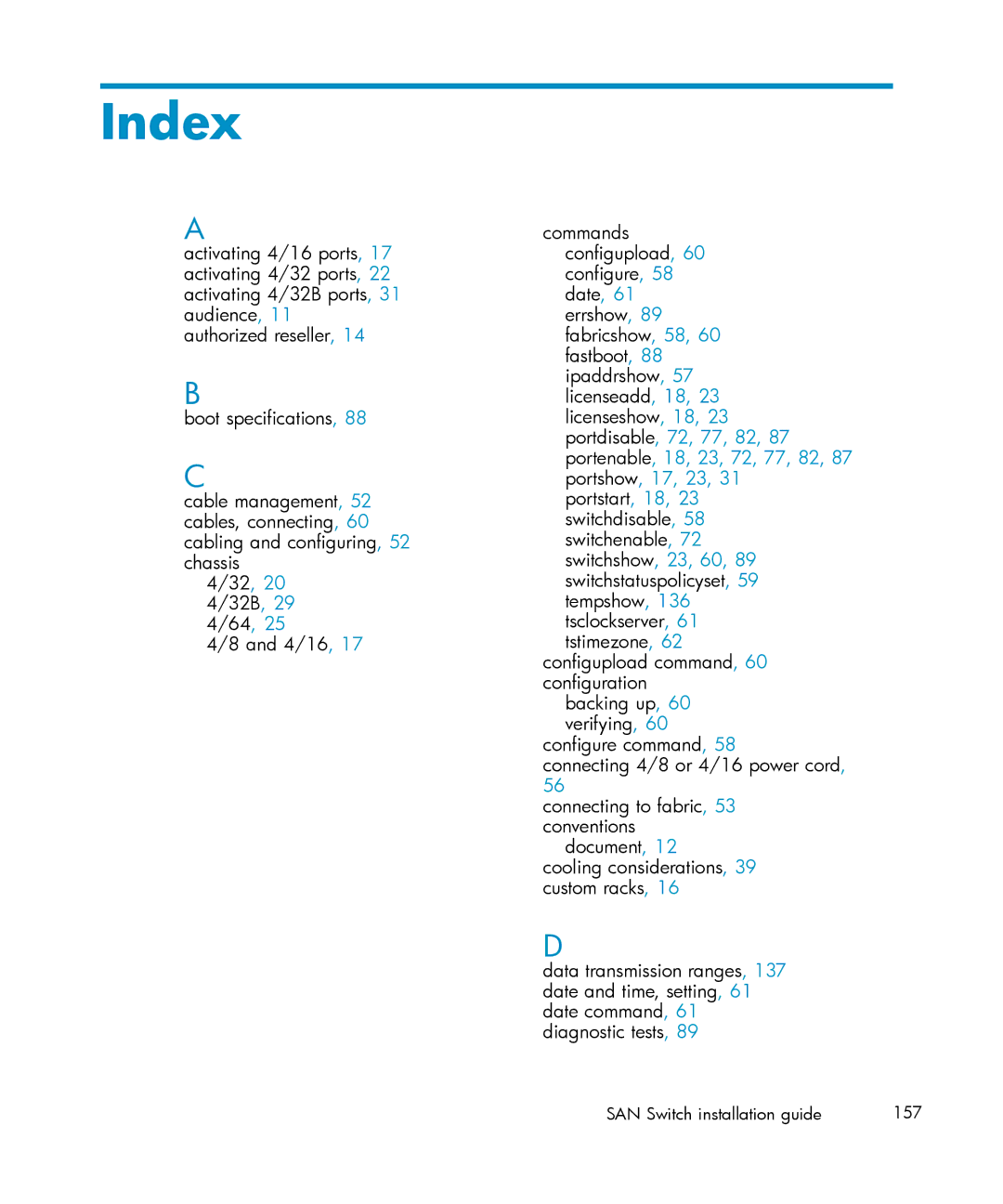 IBM AA-RWF3A-TE manual Index 