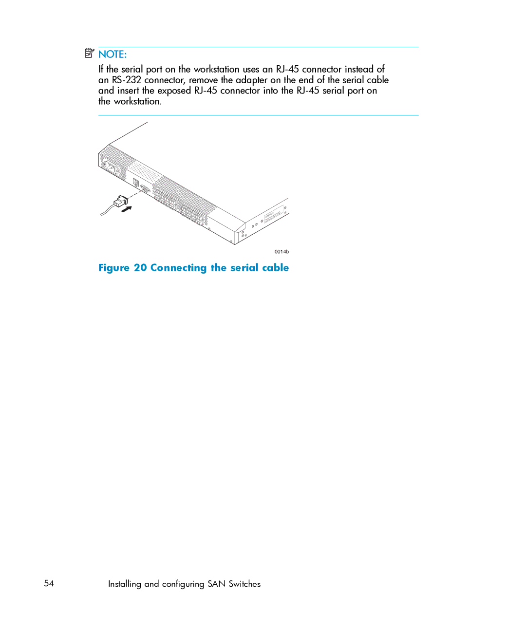 IBM AA-RWF3A-TE manual Connecting the serial cable 