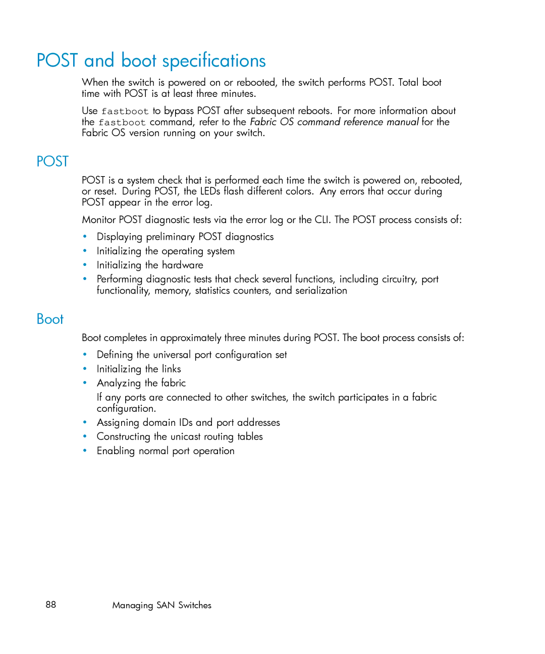 IBM AA-RWF3A-TE manual Post and boot specifications, Boot 