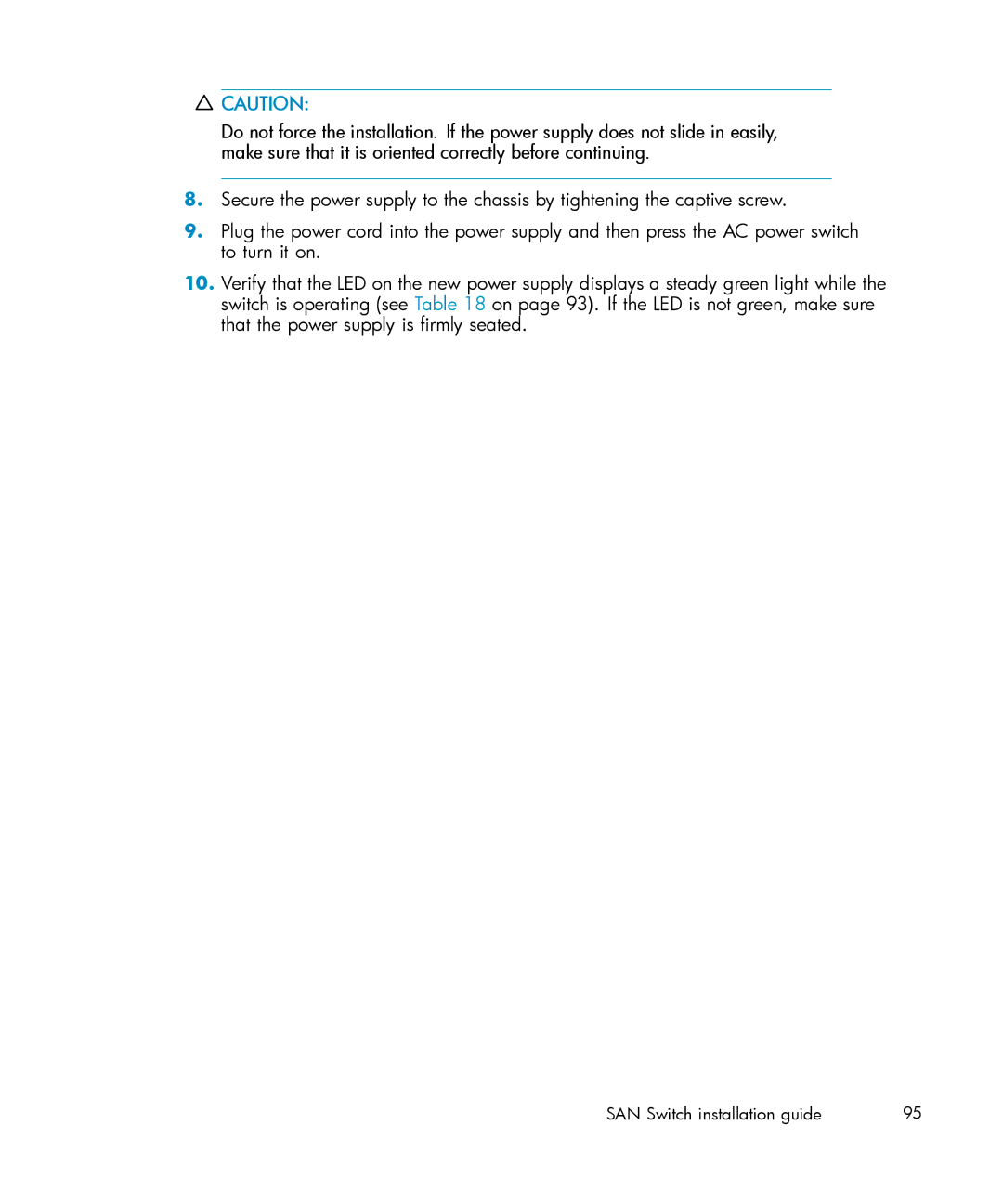 IBM AA-RWF3A-TE manual SAN Switch installation guide 