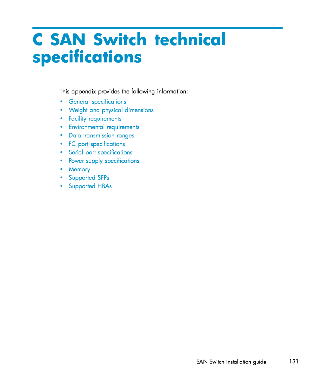 IBM AA-RWF3A-TE manual C SAN Switch technical specifications, General specifications Weight and physical dimensions 