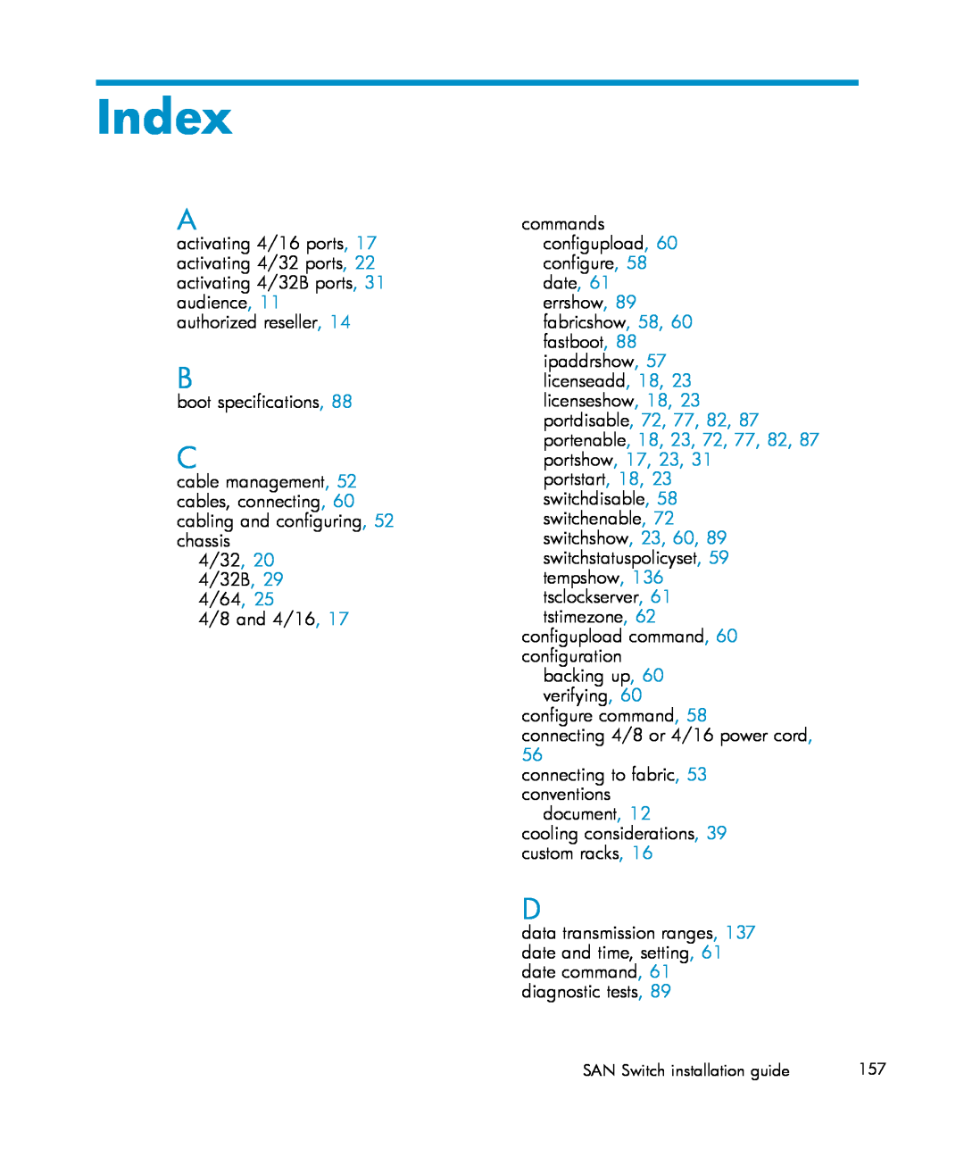 IBM AA-RWF3A-TE manual Index, 4/32, 20 4/32B, 29 4/64 