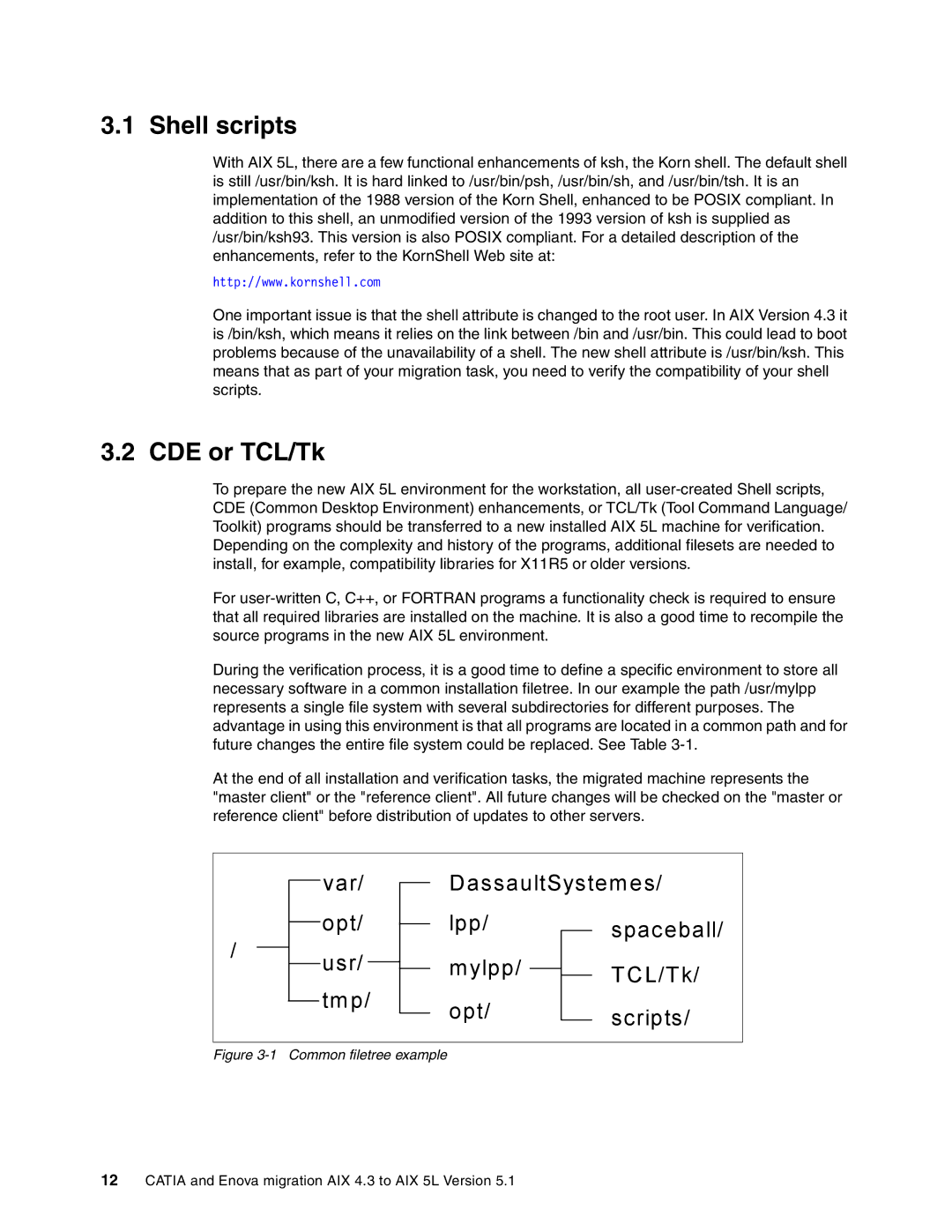 IBM AIX5L, AIX 4.3 manual Shell scripts, CDE or TCL/Tk 