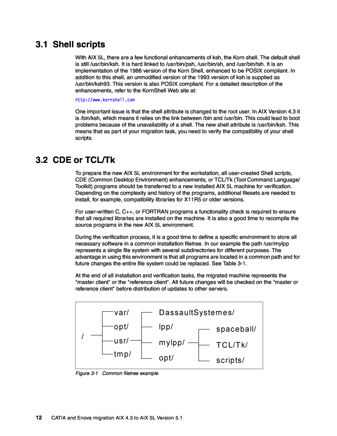 IBM AIX5L, AIX 4.3 manual Shell scripts, CDE or TCL/Tk 