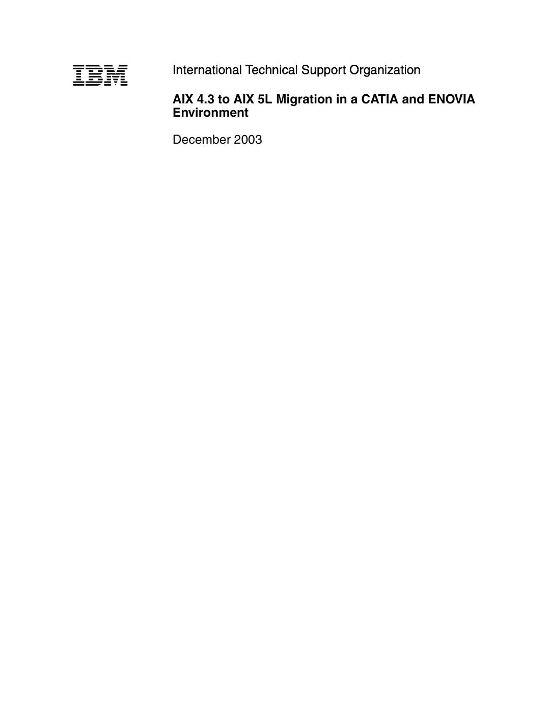 IBM AIX 4.3, AIX5L manual International Technical Support Organization, December 