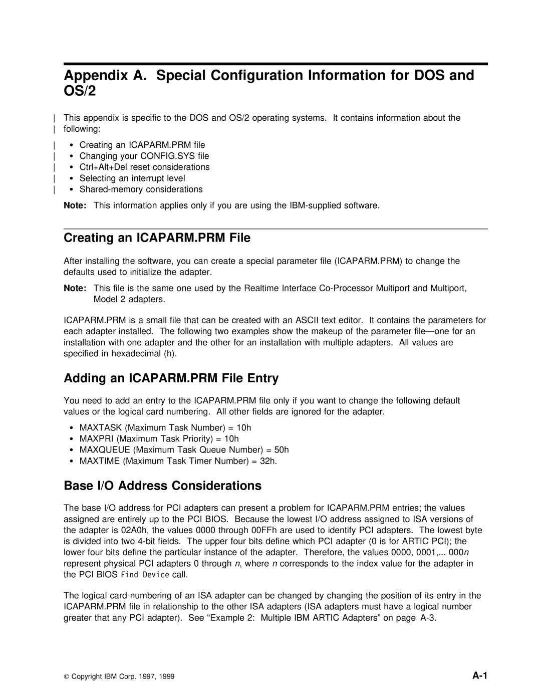 IBM ARTIC186 manual For DOS, OS/2, File 