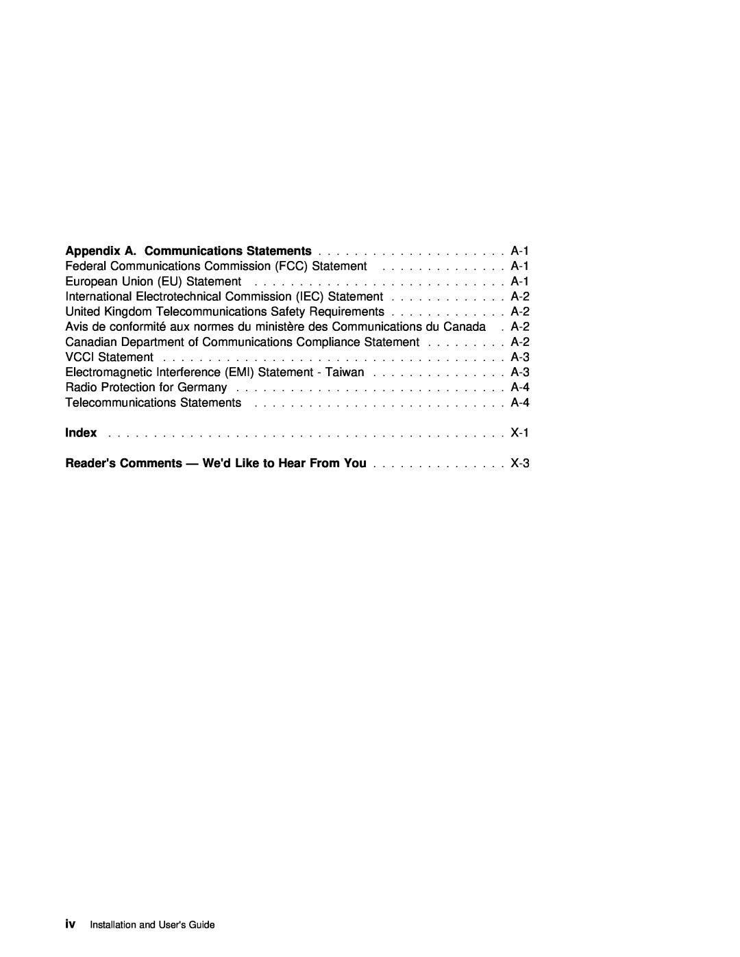 IBM ARTIC960RxD manual Index 