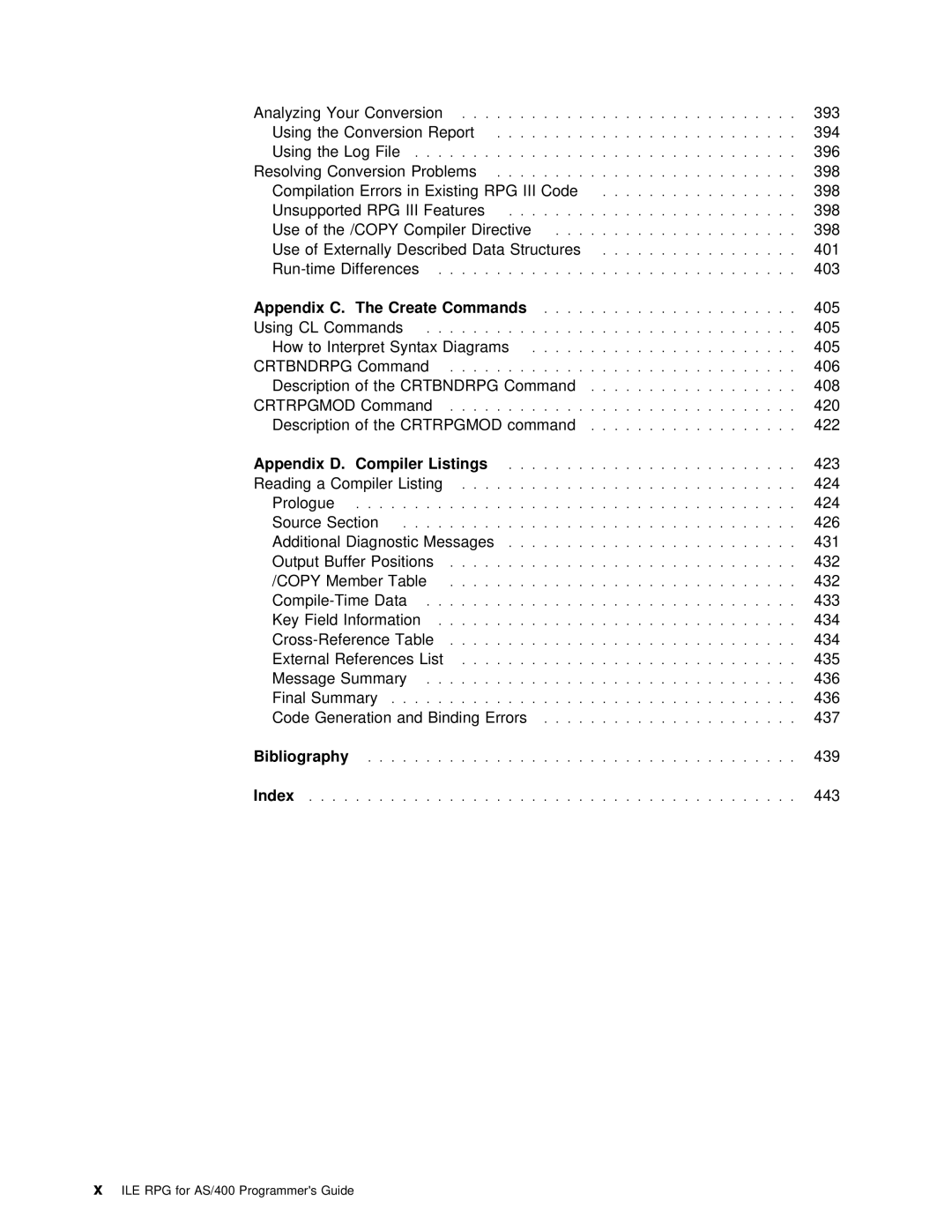 IBM AS/400 manual Copy, Index 