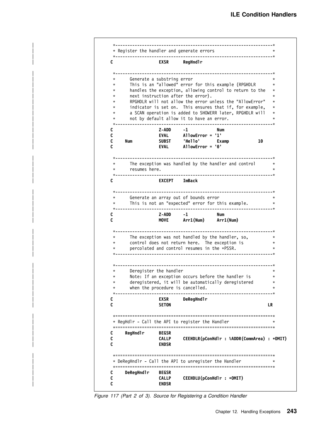 IBM AS/400 manual Subst, Begsr Callp 