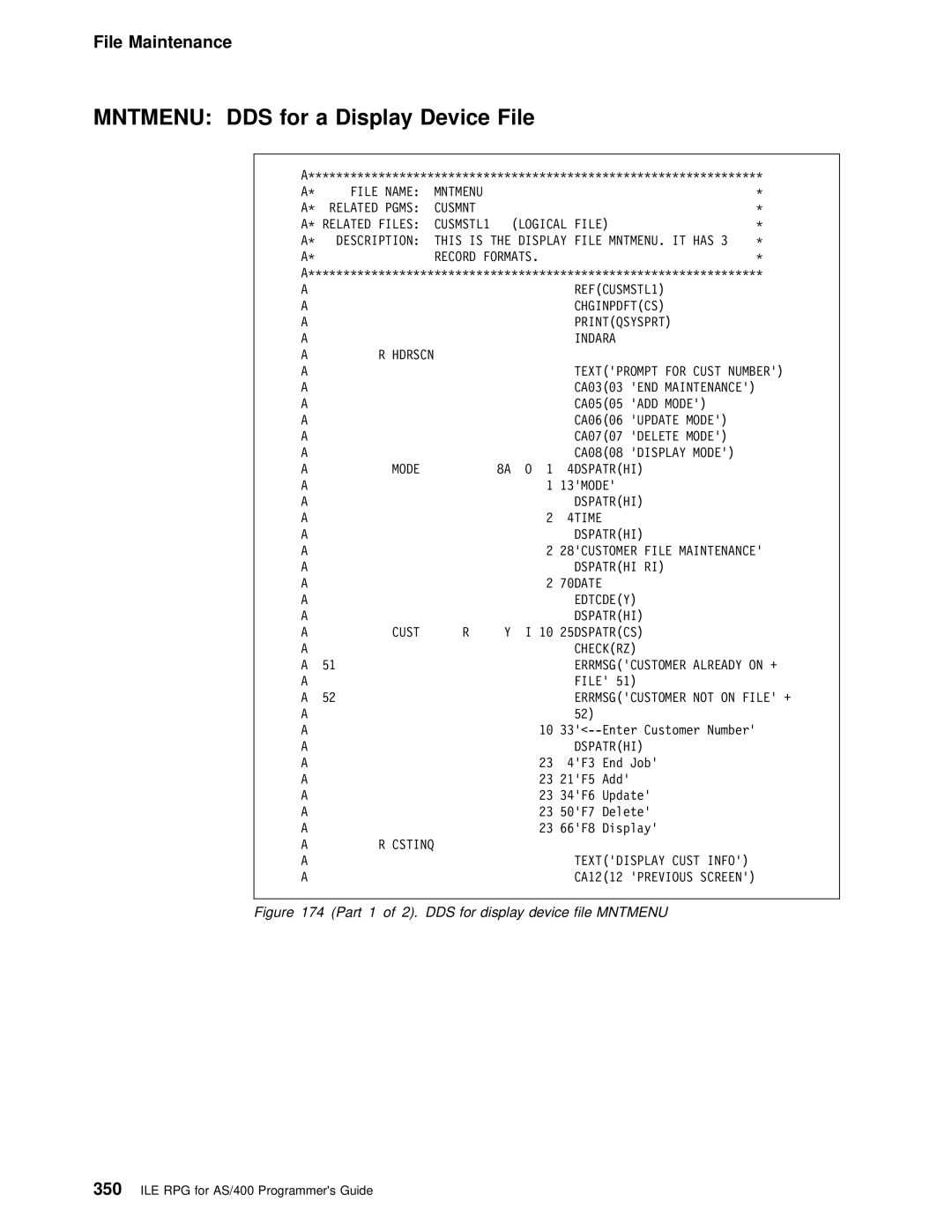 IBM AS/400 manual Display, Device 