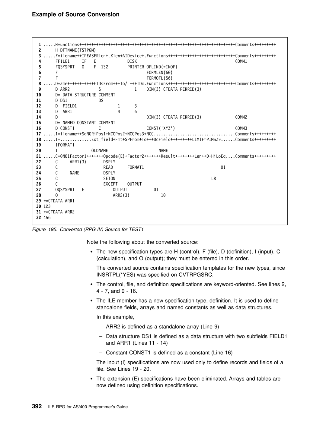 IBM AS/400 manual ARR2 