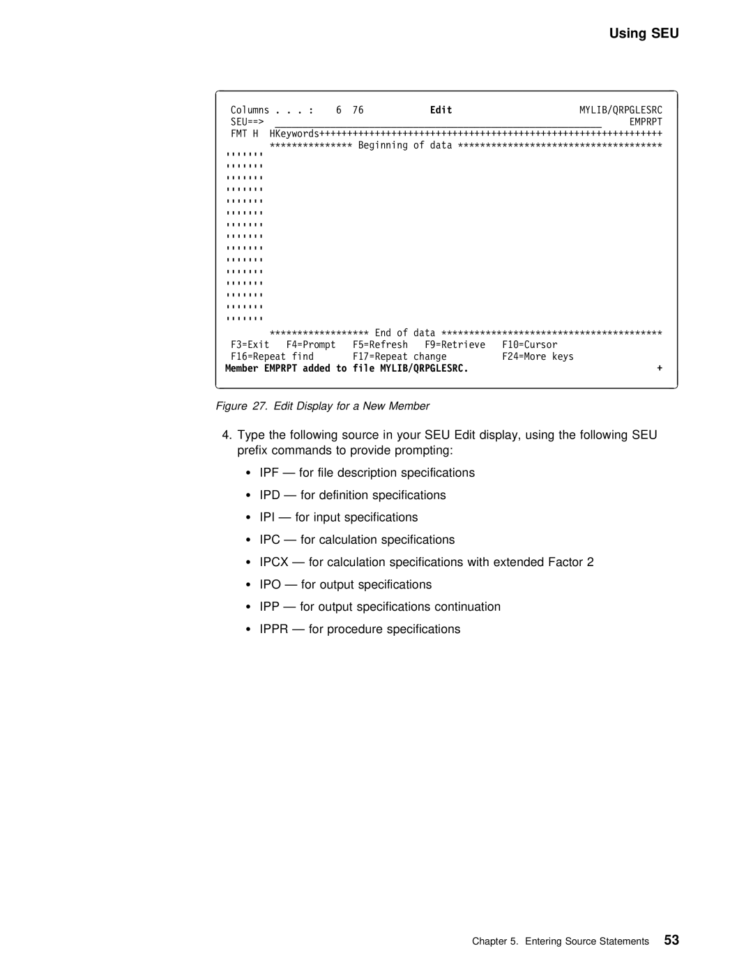 IBM AS/400 manual Ipcx, Ippr 