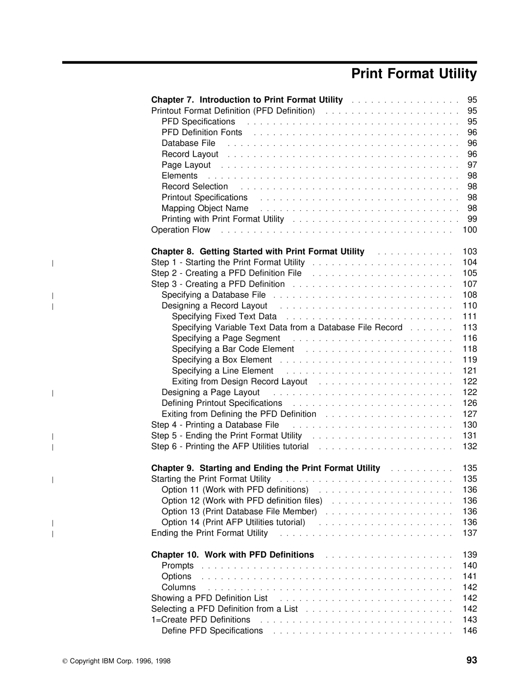 IBM AS/400 manual Print 