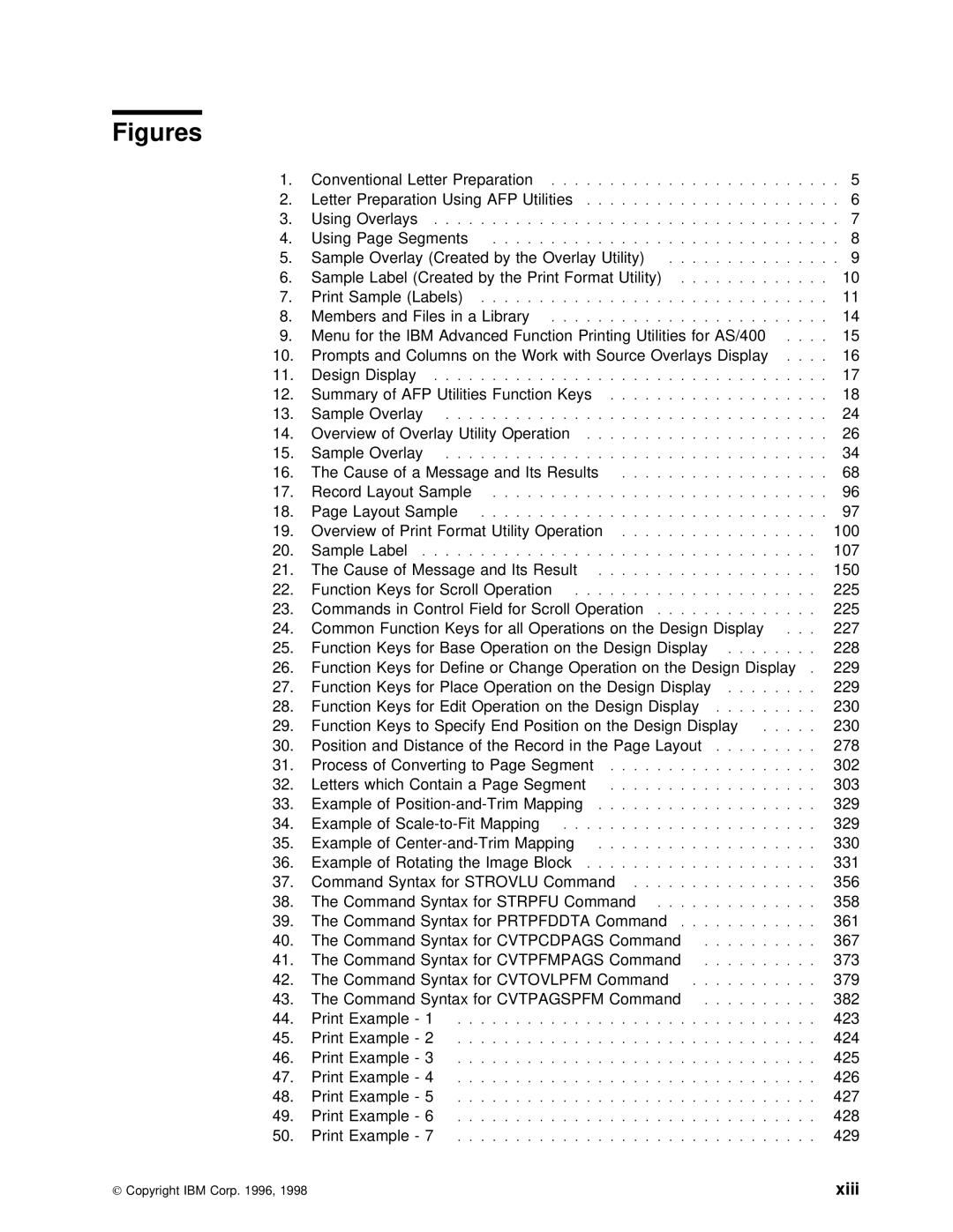 IBM AS/400 manual Xiii 