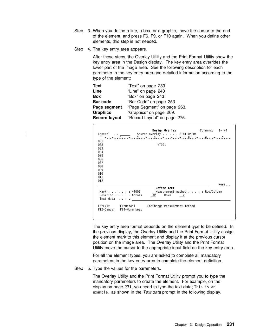 IBM AS/400 manual Bar Code on, Segment 