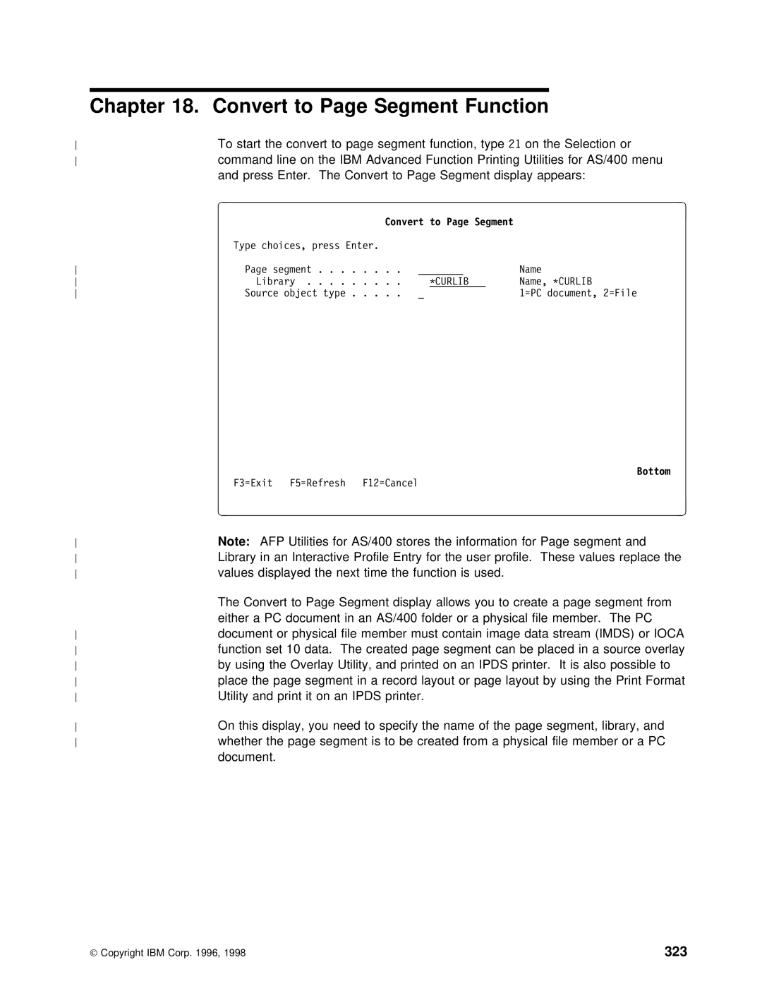 IBM AS/400 manual Convert, Function, 323 