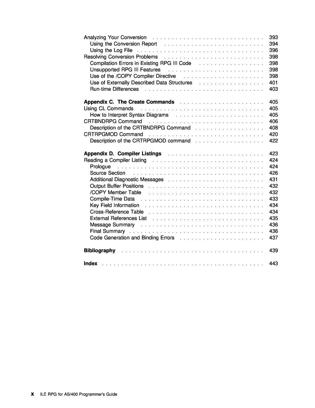 IBM AS/400 manual Index, Copy 