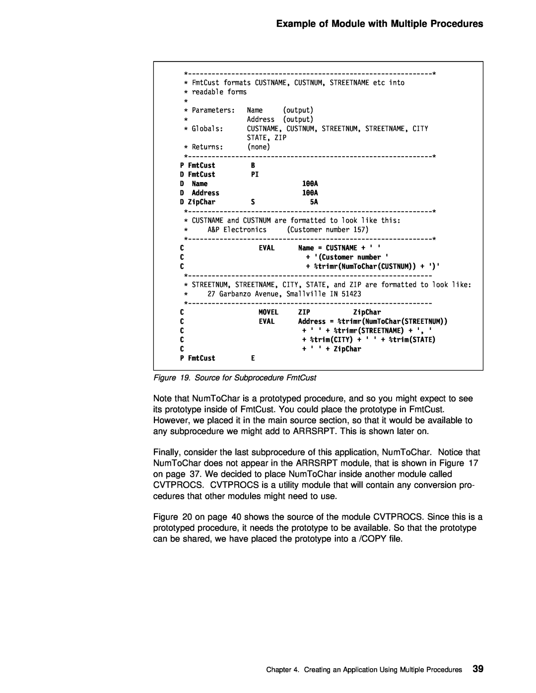 IBM AS/400 manual in Fmt 