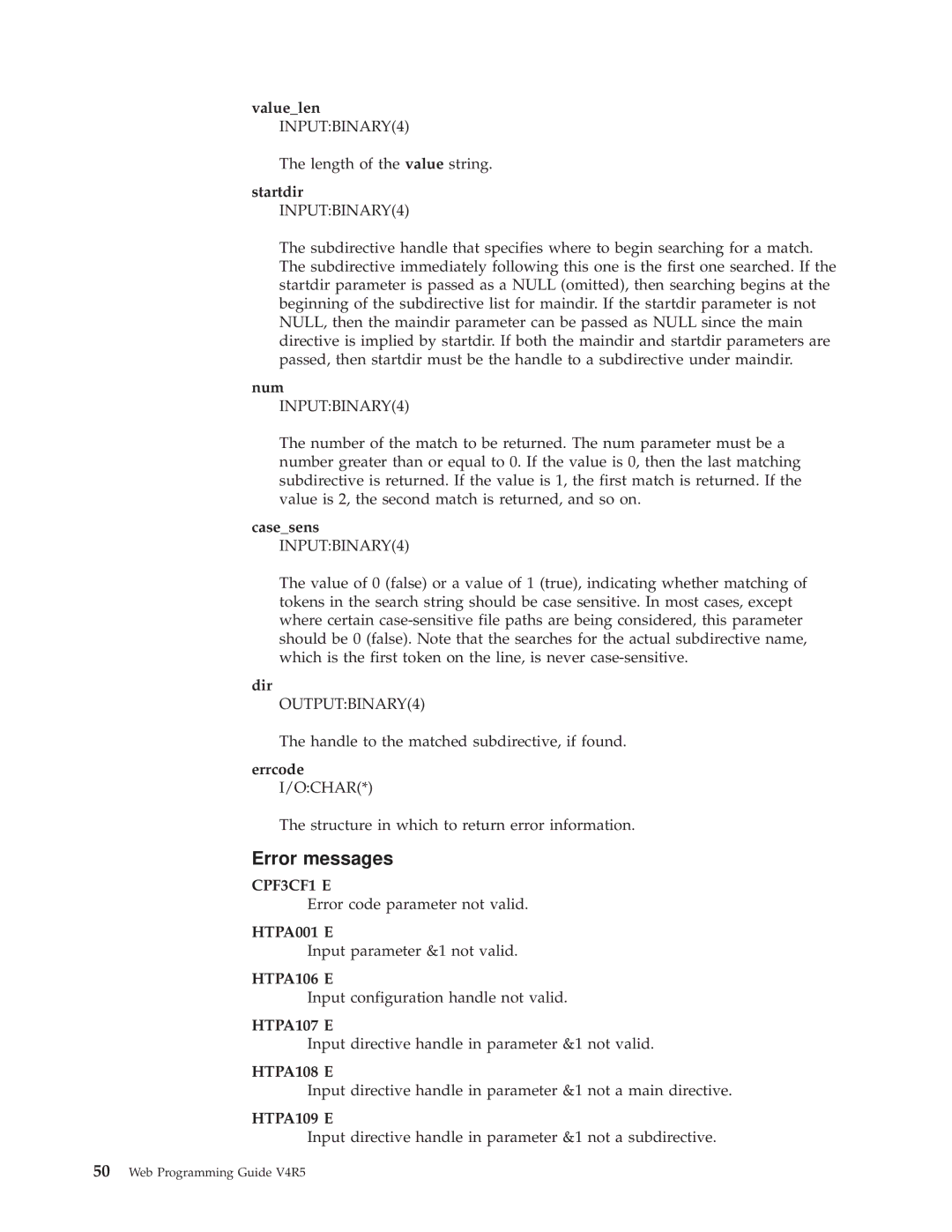 IBM AS/400E manual HTPA109 E 