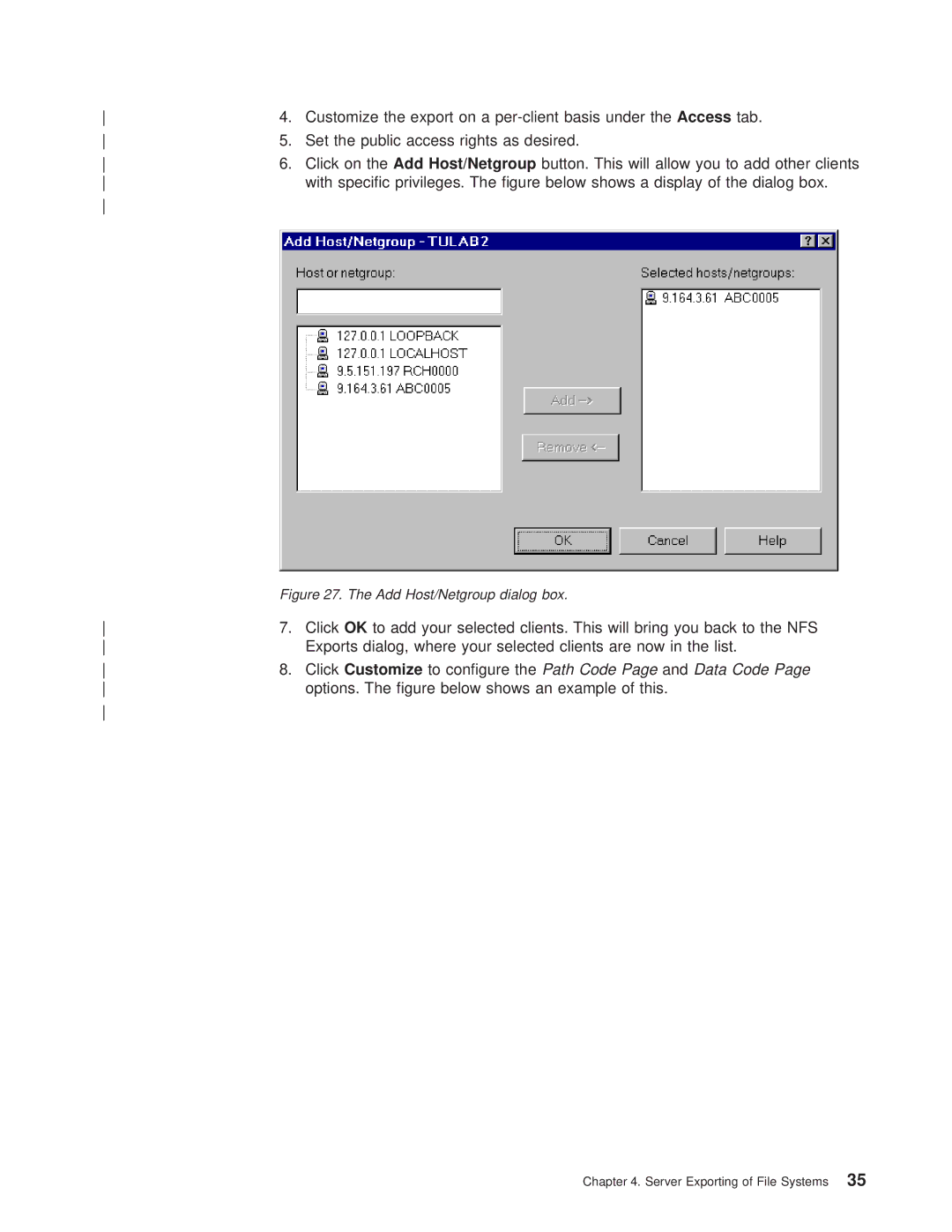 IBM AS/400E manual Click Customize to congure thePath Code Page and Data Code 