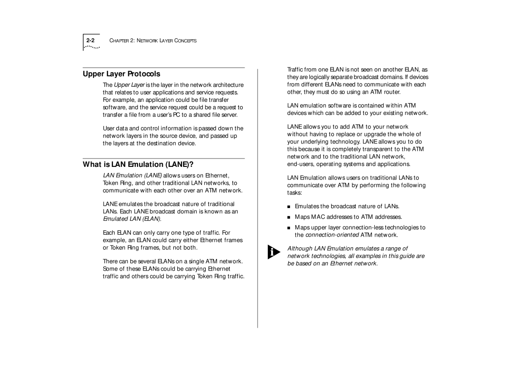 IBM ATM OC-3c manual Upper Layer Protocols, What is LAN Emulation LANE? 