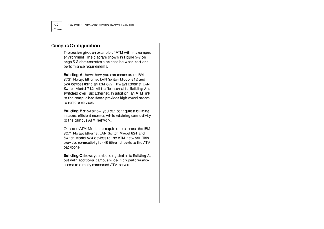 IBM ATM OC-3c manual Campus Configuration 