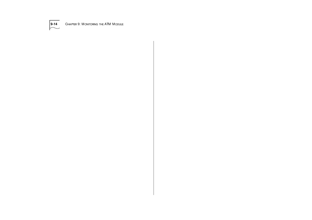 IBM ATM OC-3c manual 14CHAPTER 9 Monitoring the ATM Module 