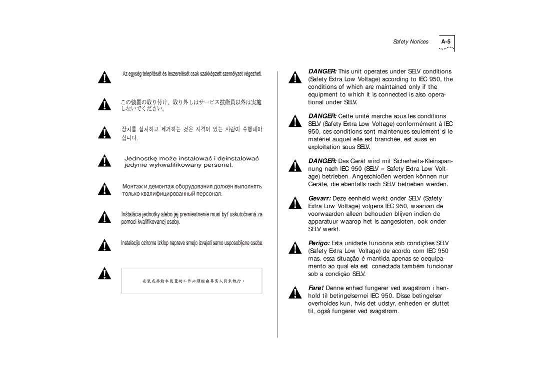 IBM ATM OC-3c manual Safety Notices 