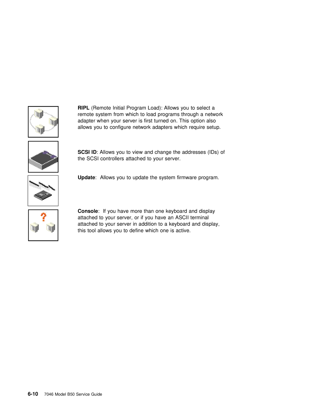 IBM manual Model B50 Service Guide 