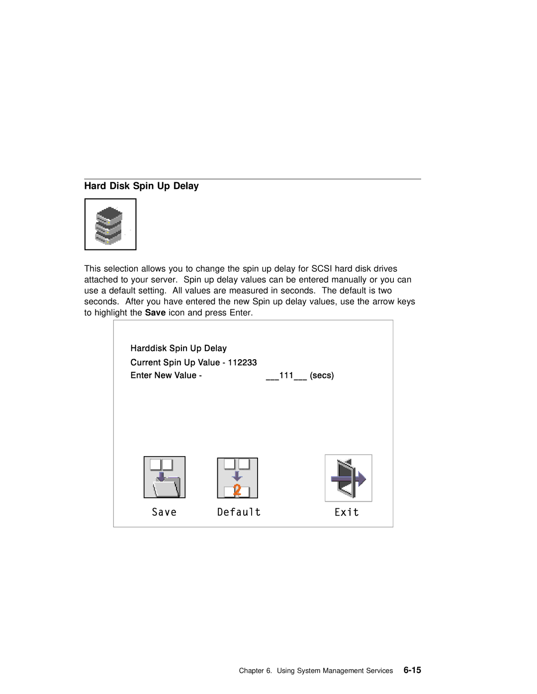 IBM B50 manual Hard Disk Spin Up Delay 