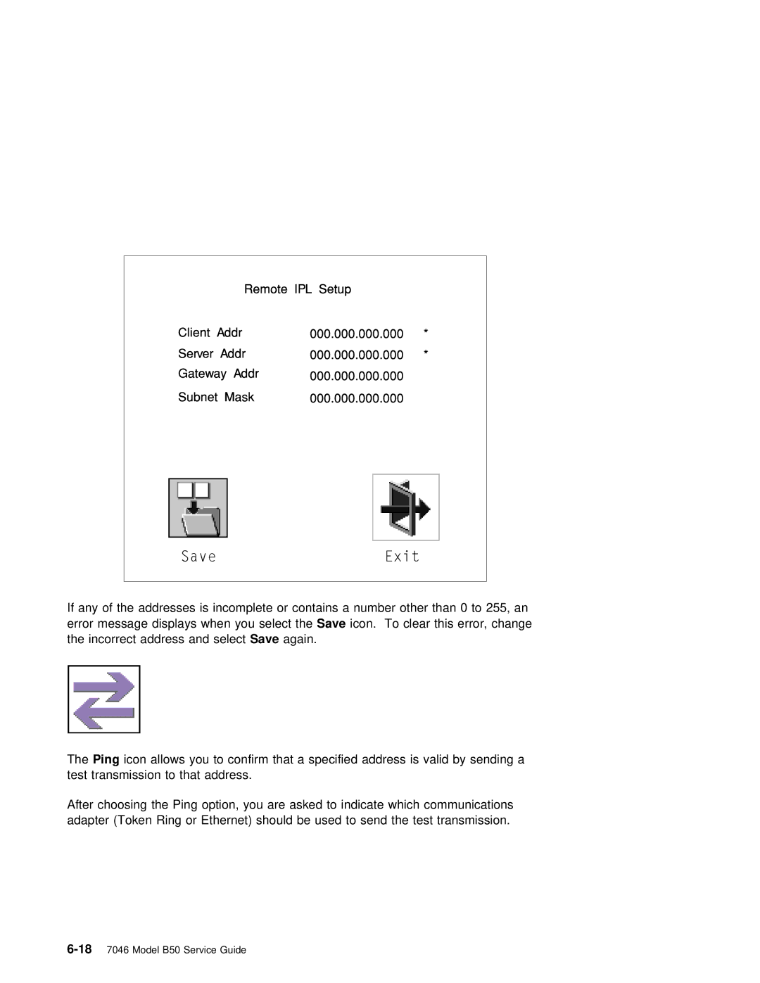 IBM manual Model B50 Service Guide 