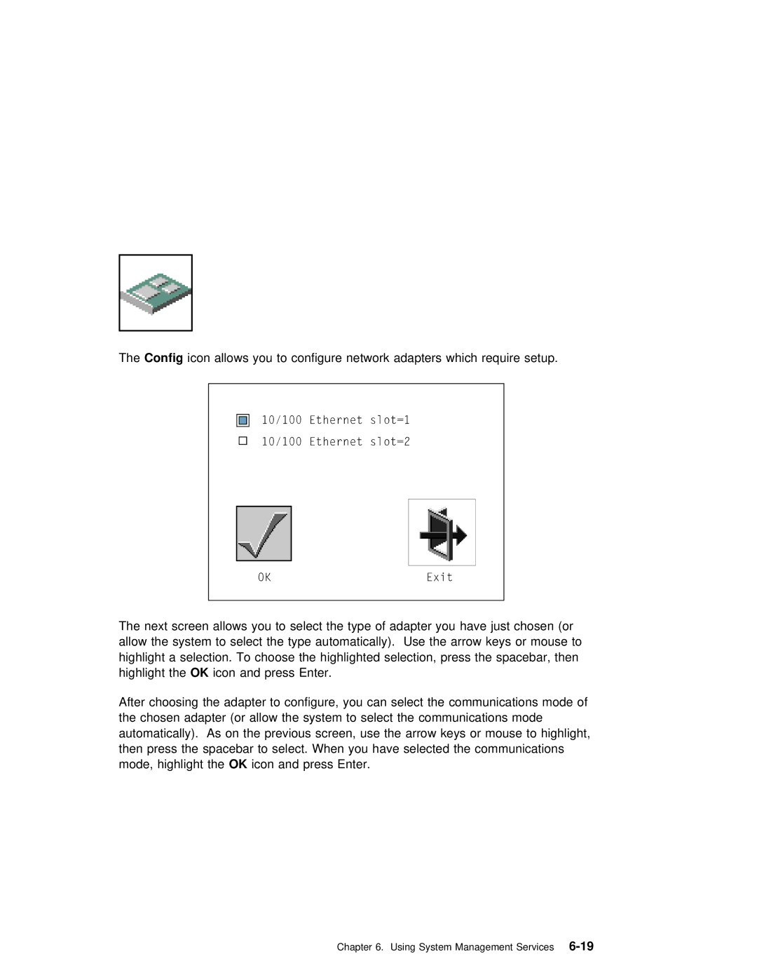 IBM B50 manual Using System Management Services 