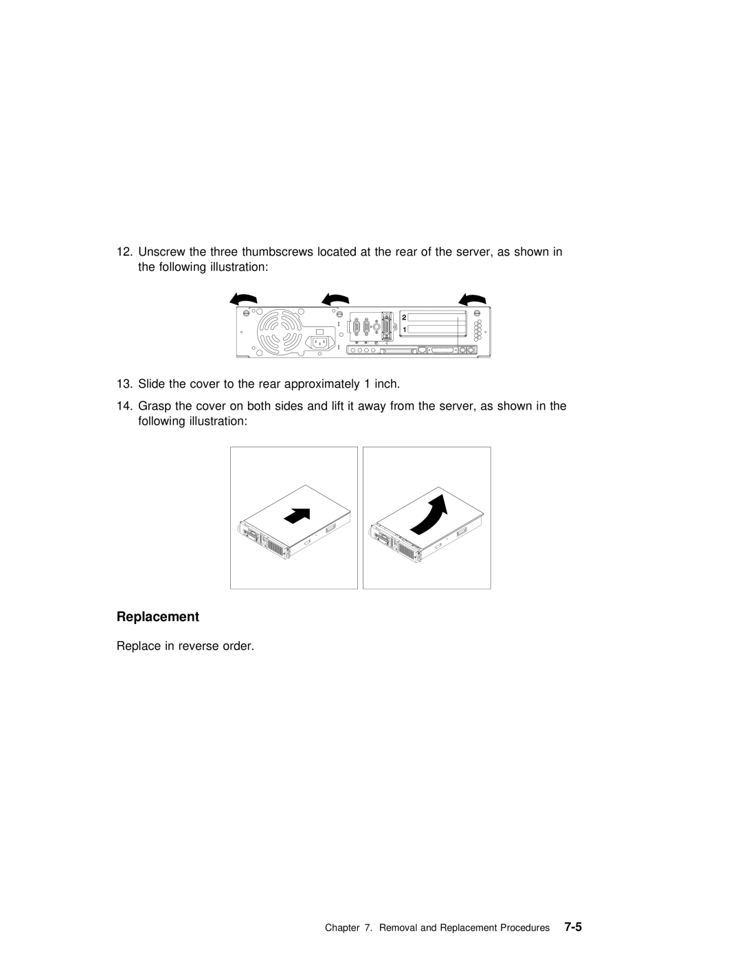 IBM B50 manual Replacement 