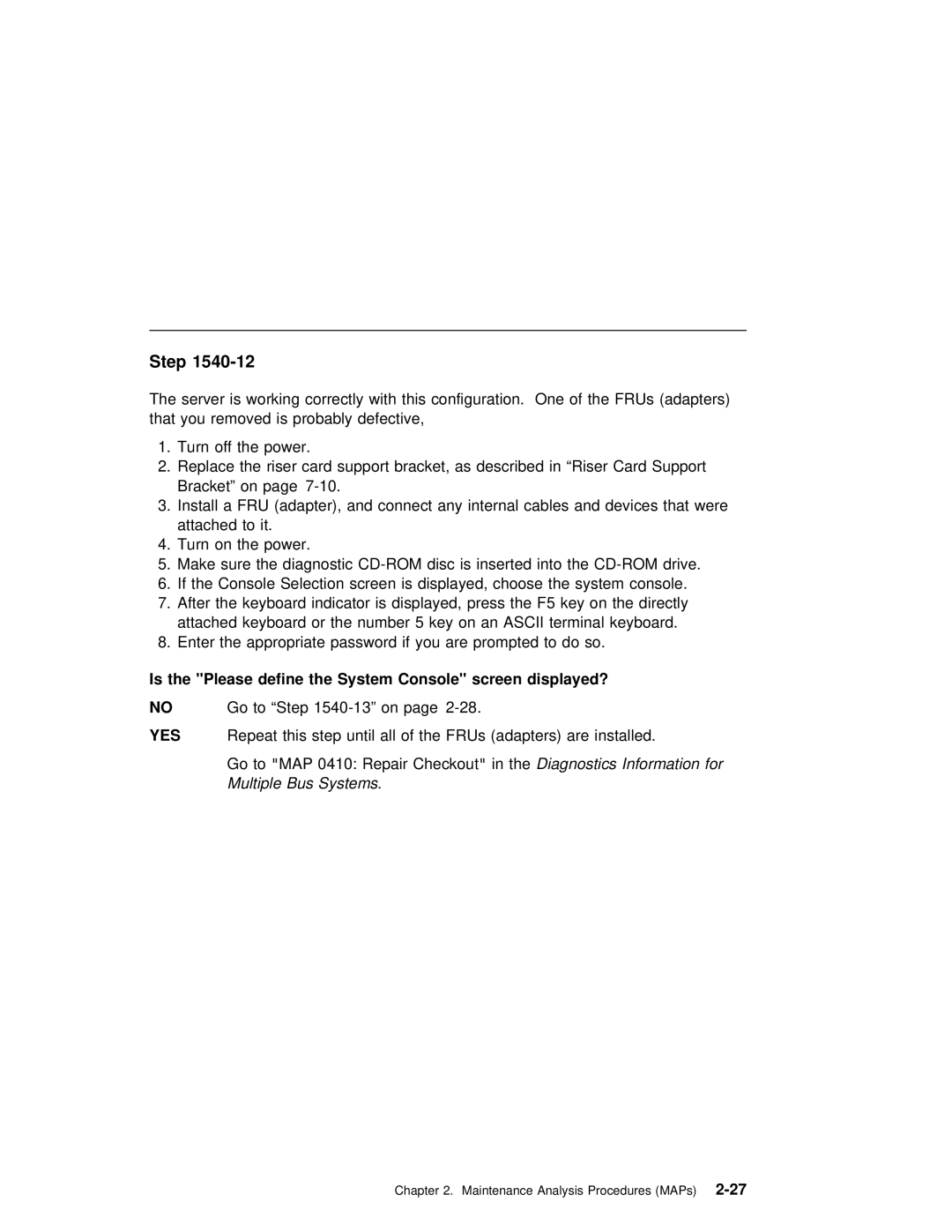 IBM B50 manual Go to -13 on 