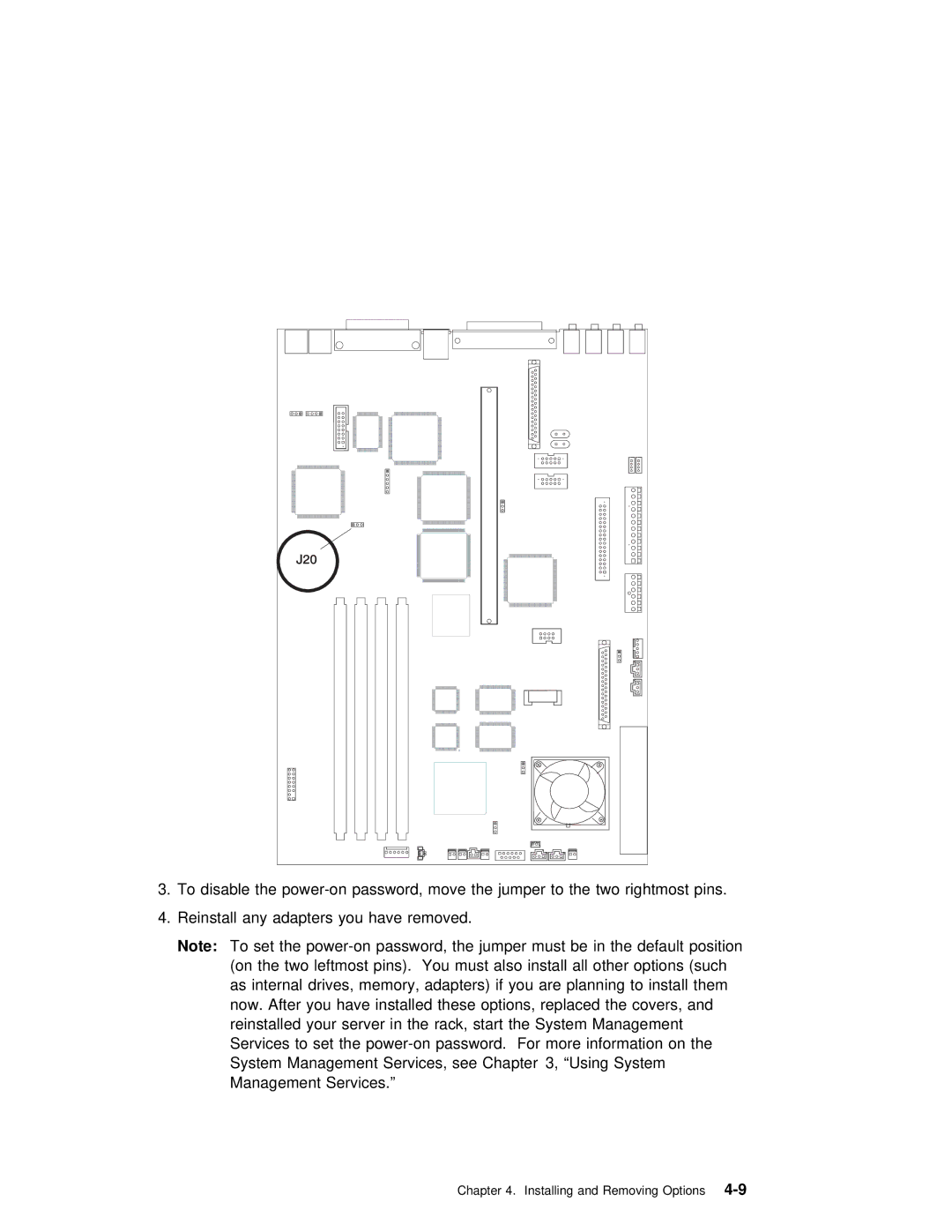 IBM B50 manual J20 