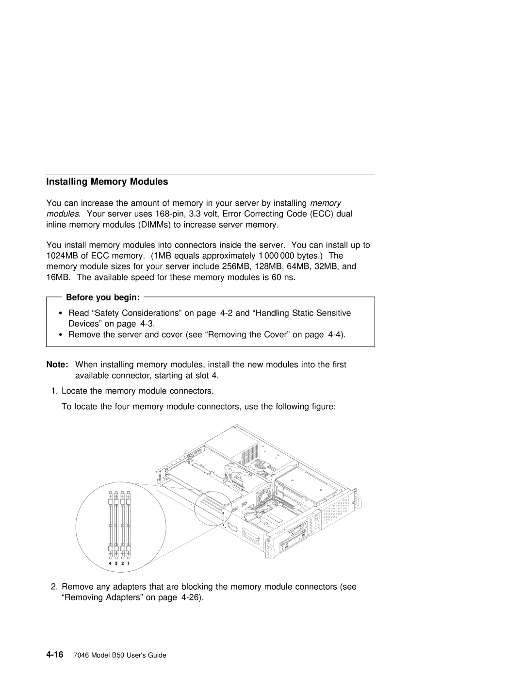 IBM B50 manual You can increase the amount 