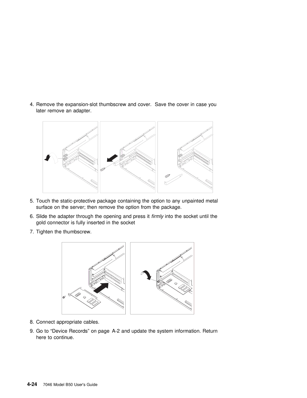 IBM B50 manual Openingfirmlyandintopressthe itsocket 